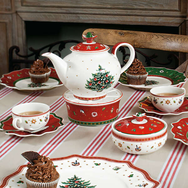 Conjunto de Louças Natalinas Premium – Kit Completo com Enfeites | Ceia Perfeita 2025