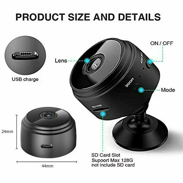 Mini Câmera Smart Life Home – Segurança Inteligente ao seu Alcance!