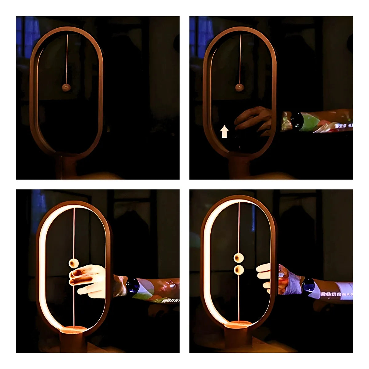 Lâmpada De Mesa Led Balance Luz Noturna
