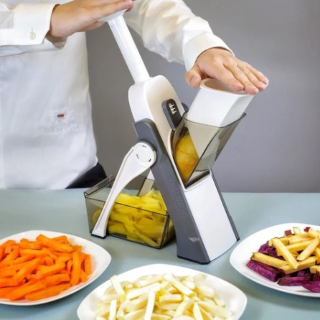 Cortador de Legumes Multifuncional 5 em 1 Cores Sortidas
