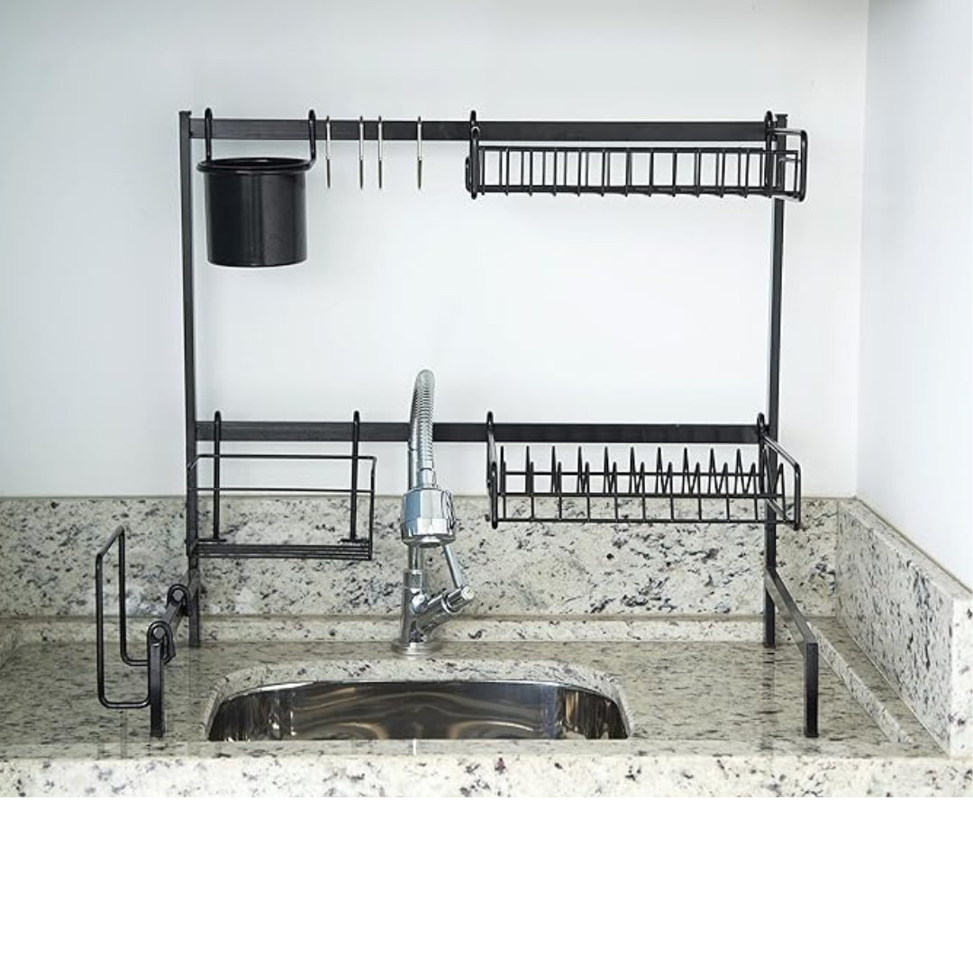 Cozinha Suspensa Auto-Sustentável Modular – 14 Peças (Sem Furos)
