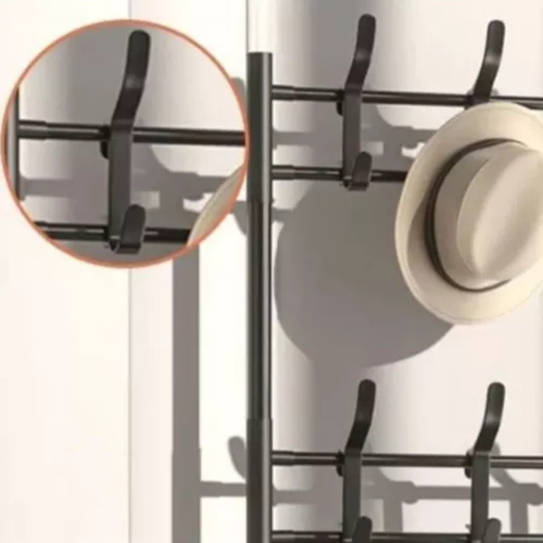 Rack Multifuncional Arara Sapateira Cabideiro – 4 Prateleiras