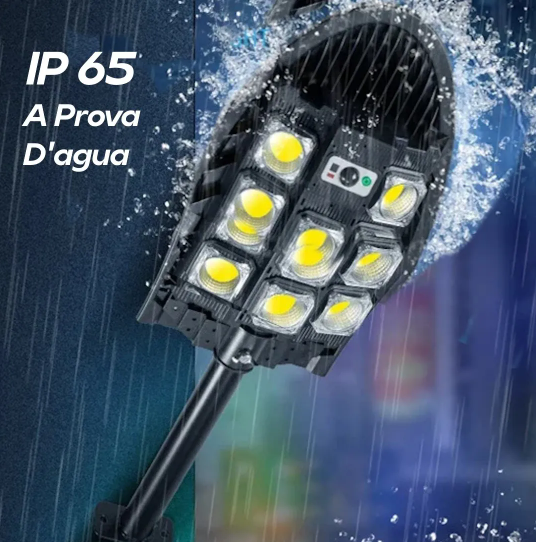 Luminária Externa LED Solar COB LUZ-7701