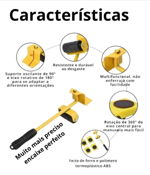 Levantador e Movedor de Móveis Pesados BMG-17