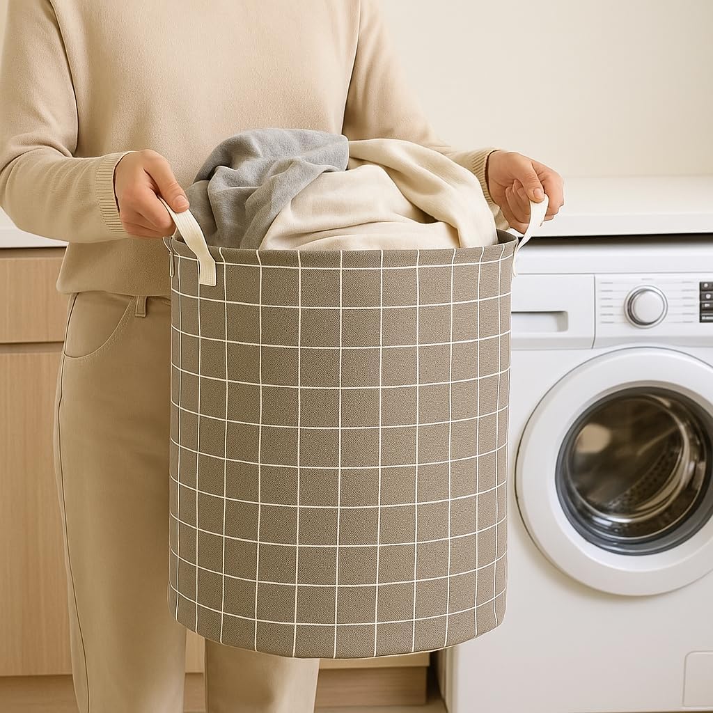 Cesto Organizador Roupa Suja Dobrável Multiuso 40L - (Cores Sortidas)