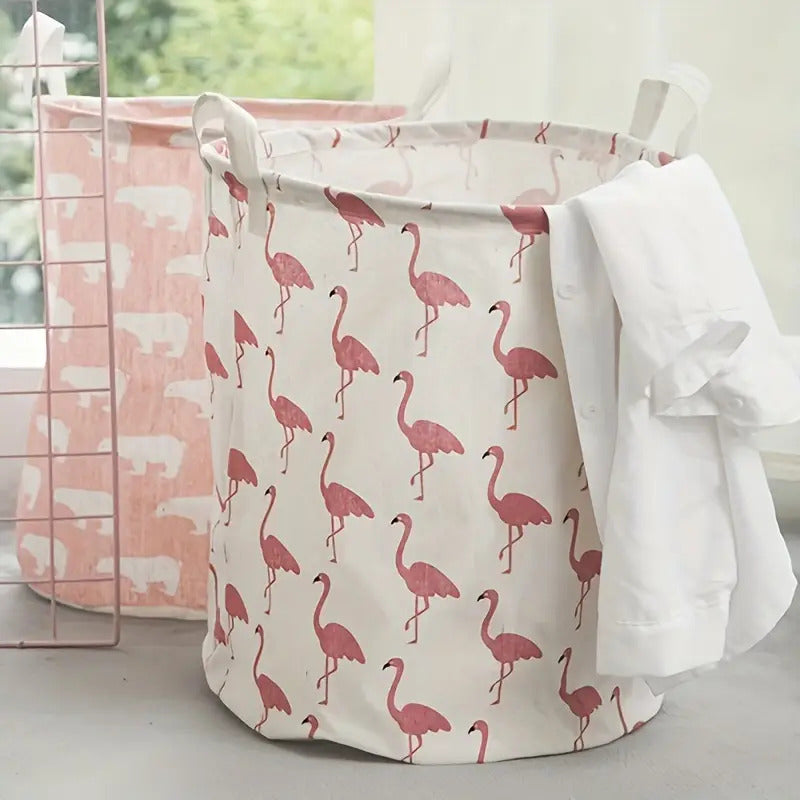 Cesto Organizador Roupa Suja Dobrável Multiuso 40L - (Cores Sortidas)