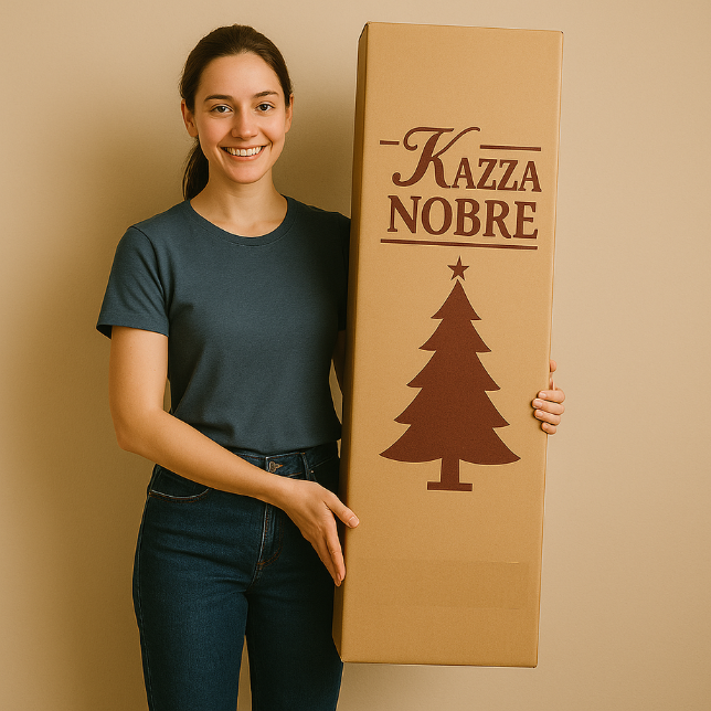 Árvore de Natal Nevada Sem Led