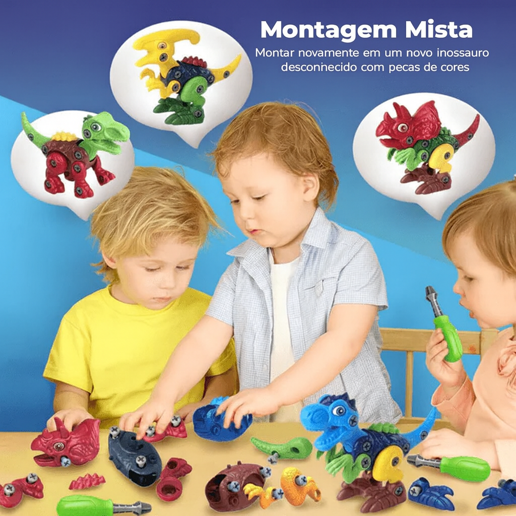 Kit Dinossauros de Construção STEM Cant™