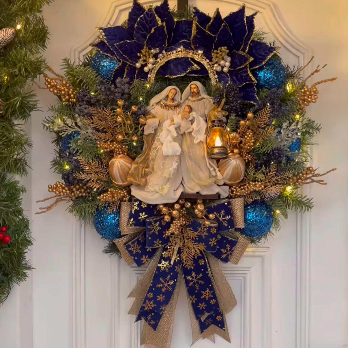 Guirlanda De Natal Encantadora C/ Led 50cm