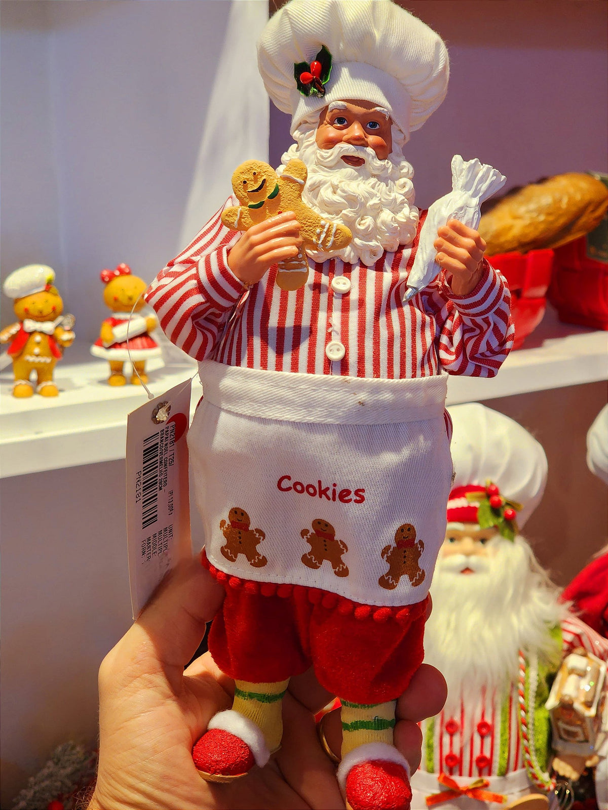 PAPAI NOEL COLECIONÁVEL COZINHEIRO 60CM - PRÉ VENDA 2025