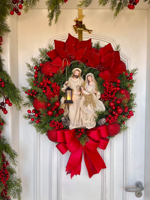 Guirlanda Sagrada Família com LED – 65cm