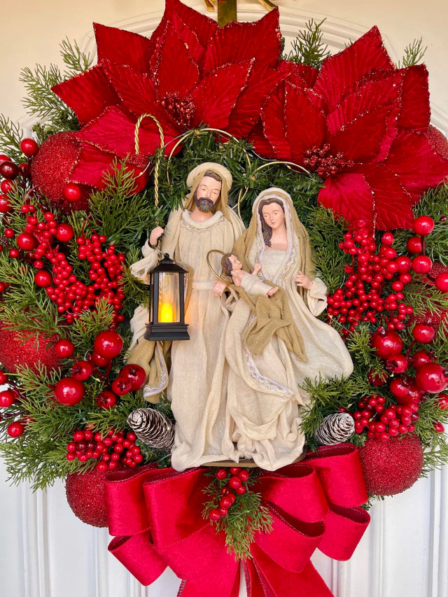 Guirlanda Sagrada Família com LED – 65cm