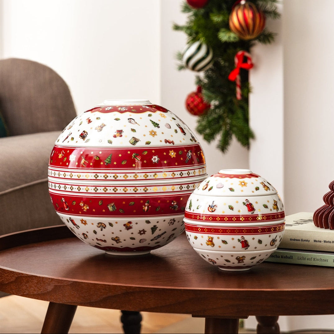 Jogo de Pratos em Porcelana 7 Peças (Edição Natal Limitada)