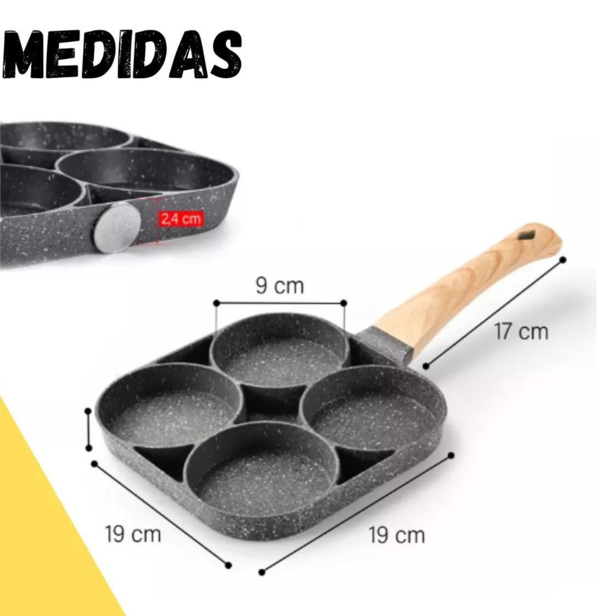 Frigideira 4 Ovos