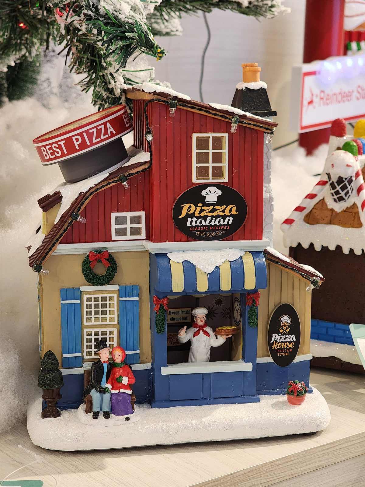 CENÁRIO VILA NATALINA PIZZARIA 23CM - PRÉ VENDA 2025