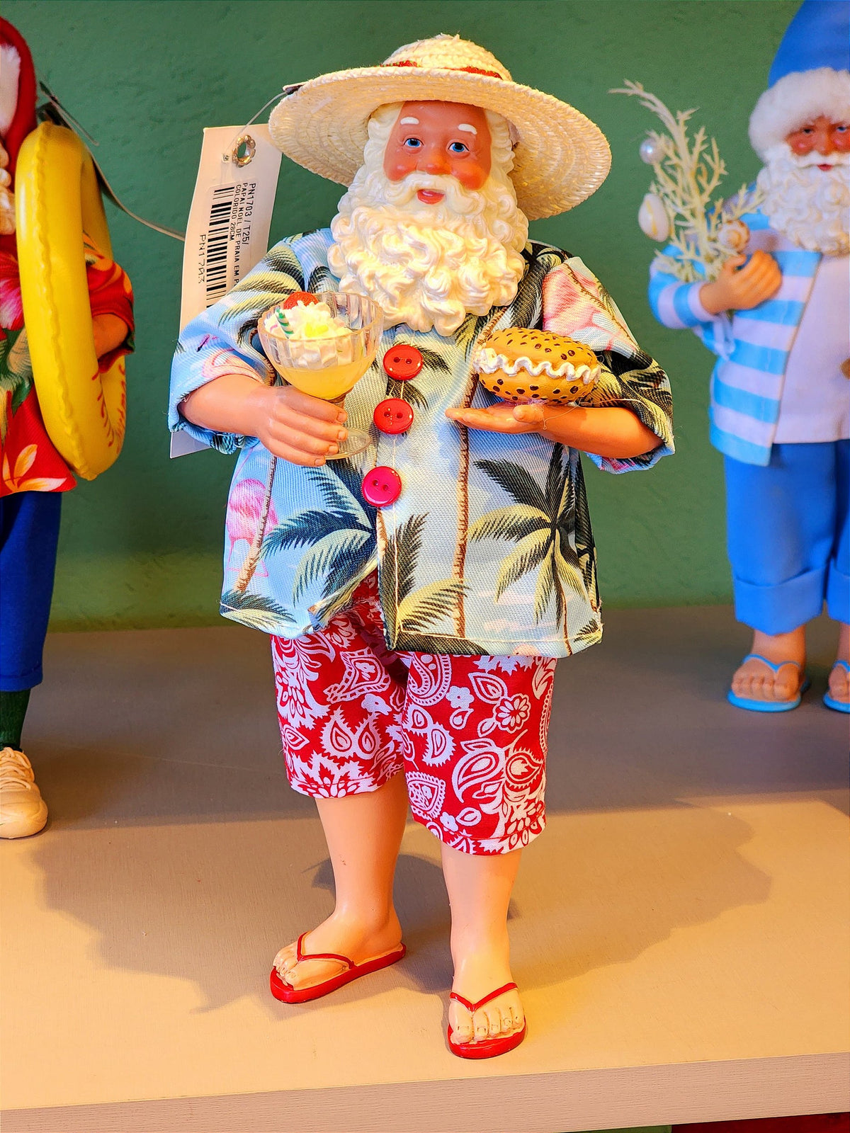 PAPAI NOEL COLECIONÁVEL PRAIA 60CM - PRÉ VENDA 2025