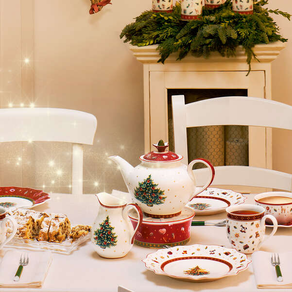 Conjunto de Louças Natalinas Premium – Kit Completo com Enfeites | Ceia Perfeita 2025