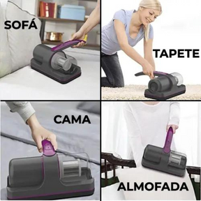 Aspirador Portátil Anti-Ácaro com Esterilização UV Sem Fio – SR269
