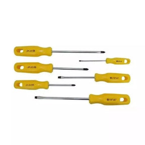 Jogo de Chaves Fenda e Phillips 6 Peças com Suporte – StarTools