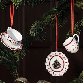 Conjunto de Louças Natalinas Premium – Kit Completo com Enfeites | Ceia Perfeita 2025