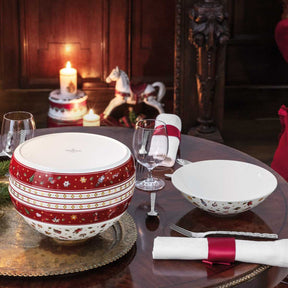 Jogo de Pratos em Porcelana 7 Peças (Edição Natal Limitada)