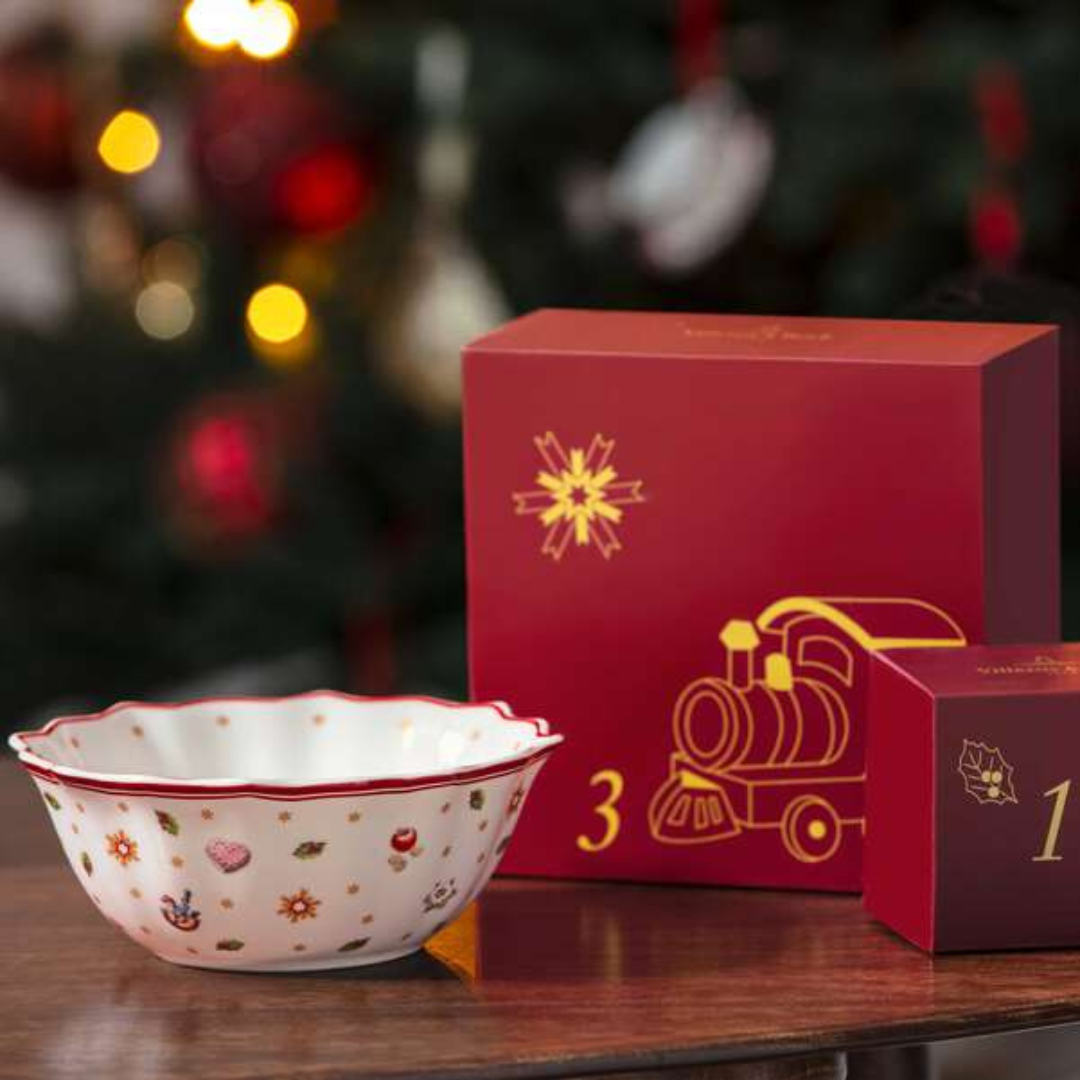 Caixa com 24 louças de porcelana premium