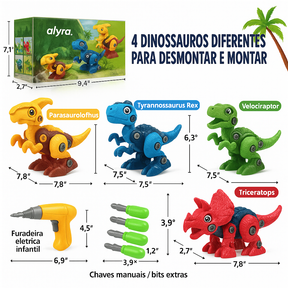 Kit Dinossauros de Construção STEM Cant™