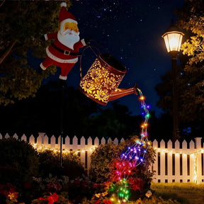 Papai Noel Regador Iluminado