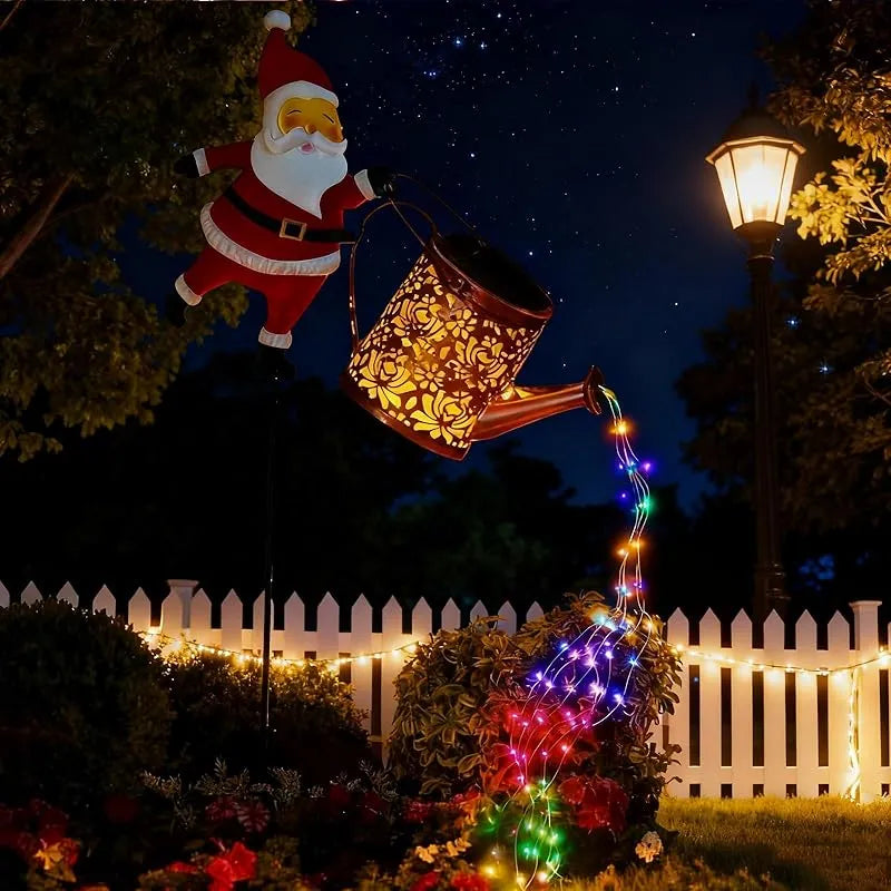 Papai Noel Regador Iluminado