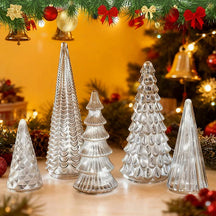 Conjunto de 5 Árvores de Mercúrio Iluminadas