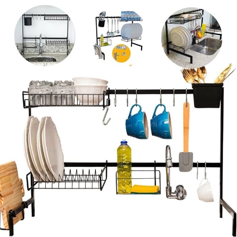 Cozinha Suspensa Auto-Sustentável Modular – 14 Peças (Sem Furos)
