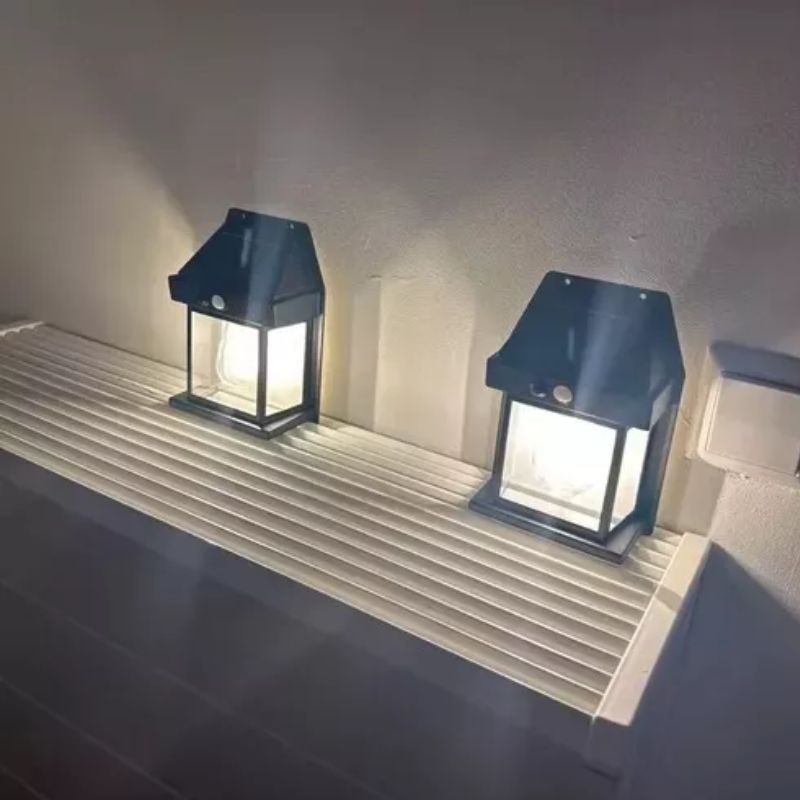 Luminária Refletor Solar LED à Prova d'Água IP65 com Sensor de Movimento