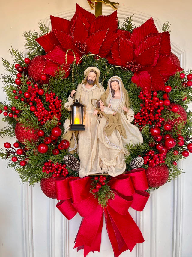 Guirlanda Sagrada Família com LED – 65cm