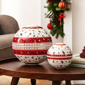 Jogo de Pratos em Porcelana 7 Peças (Edição Natal Limitada)