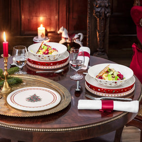 Jogo de Pratos em Porcelana 7 Peças (Edição Natal Limitada)