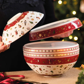 Jogo de Pratos em Porcelana 7 Peças (Edição Natal Limitada)