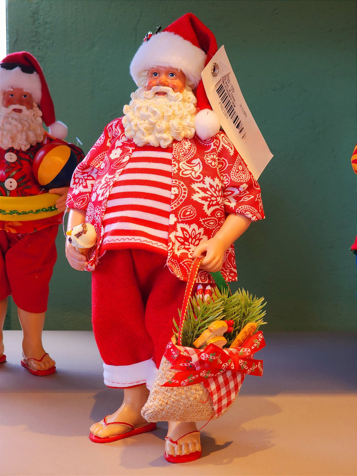 PAPAI NOEL COLECIONÁVEL DE FÉRIAS 28CM - PRÉ VENDA 2025