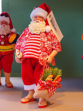 PAPAI NOEL COLECIONÁVEL DE FÉRIAS 28CM - PRÉ VENDA 2025